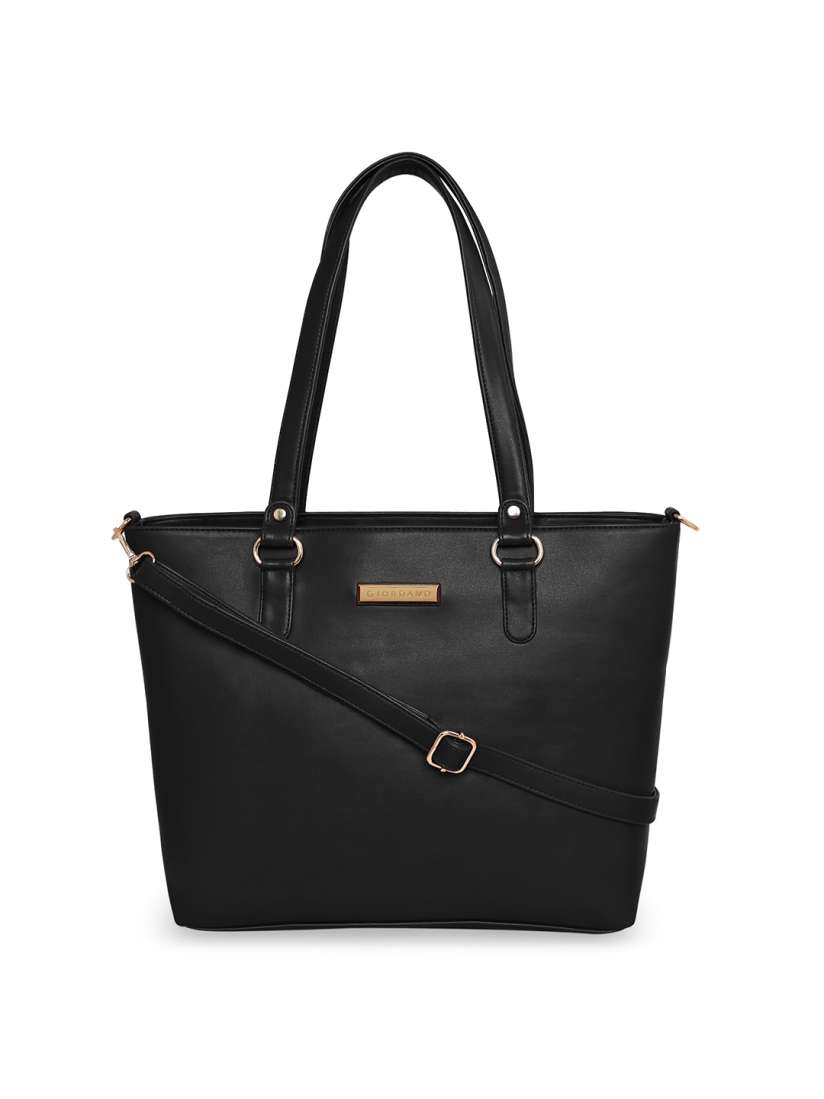 Buy GIORDANO Women Black PU Structured Shoulder Bag Handbags for Women 14547740 Myntra