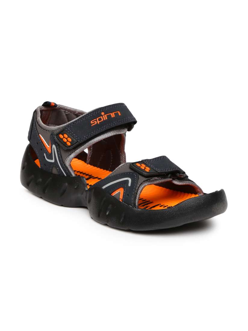 Buy Spinn Men Black Orange Merrell Sports Sandals Sandals for Men 1454789 Myntra