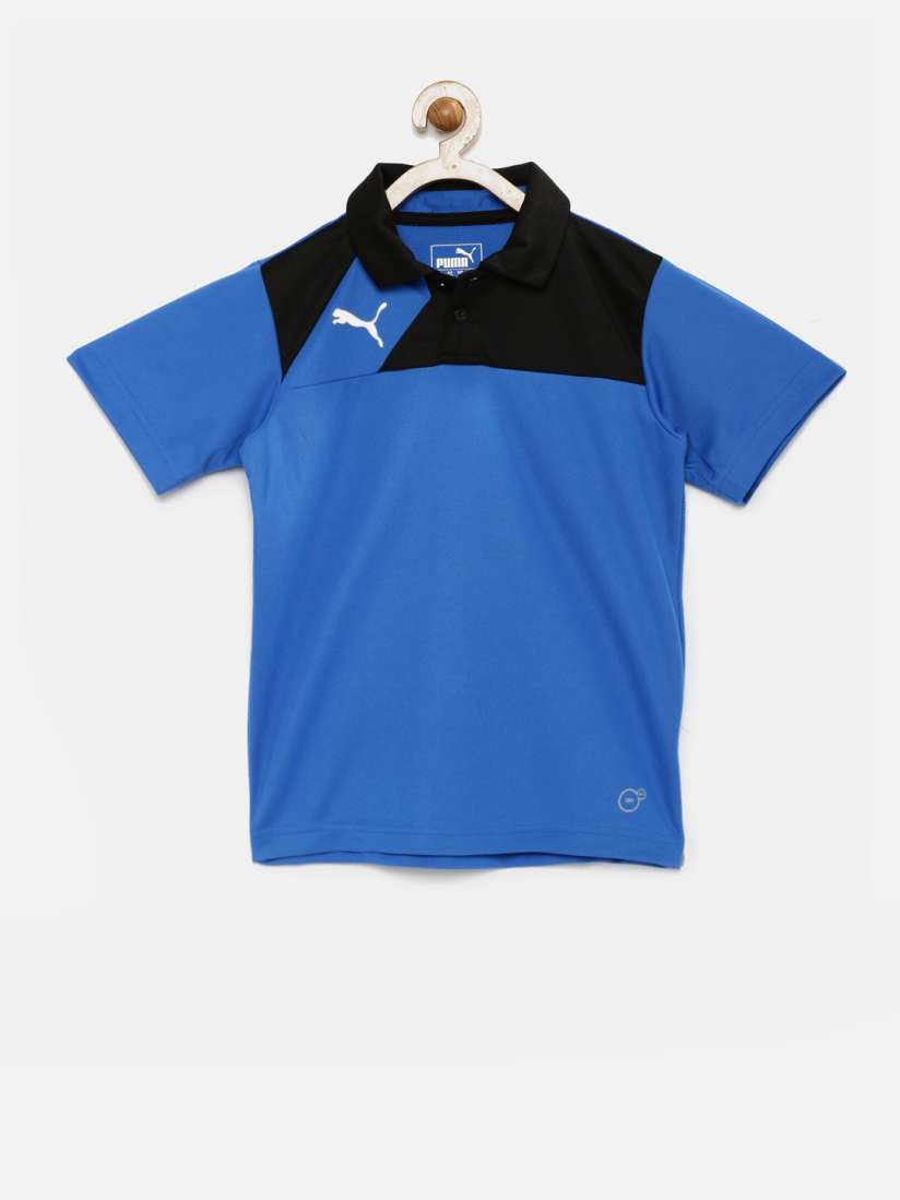Buy PUMA Boys Blue Black Esquadra Leisure Polo T shirt Tshirts for Boys 1454901 Myntra