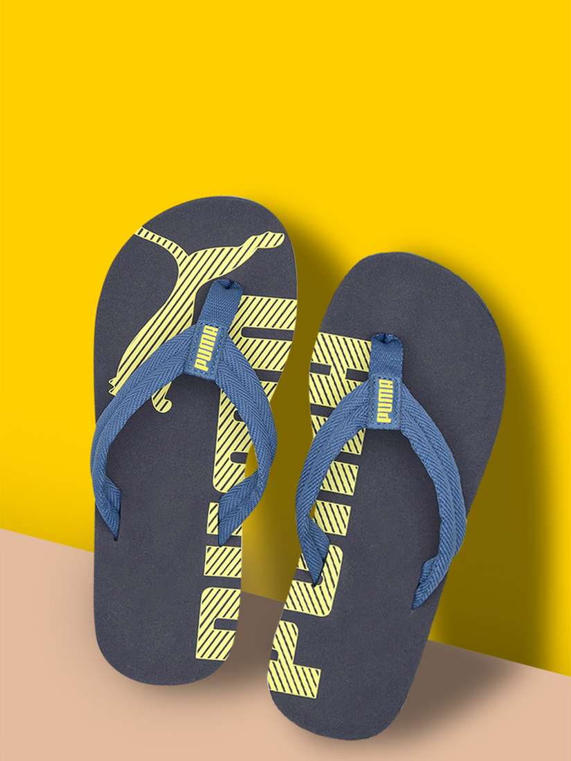 Puma blue thong flip flop shop