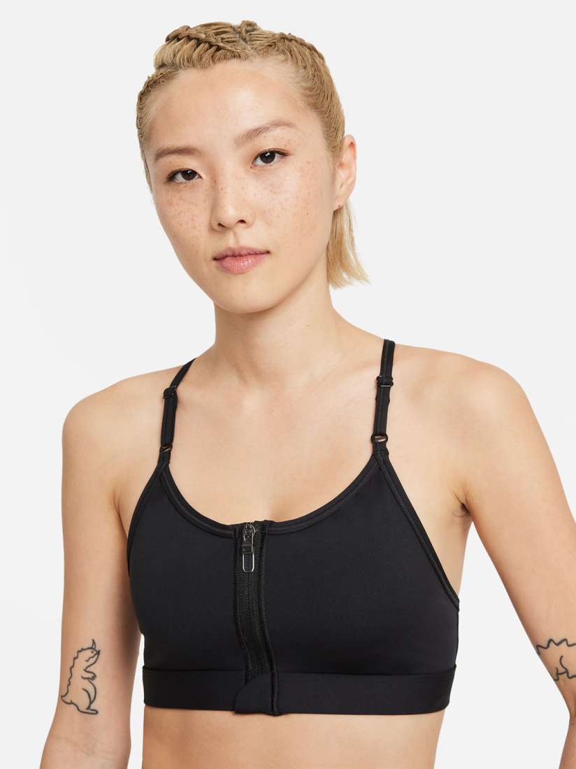 Nike sports bra with zipper store