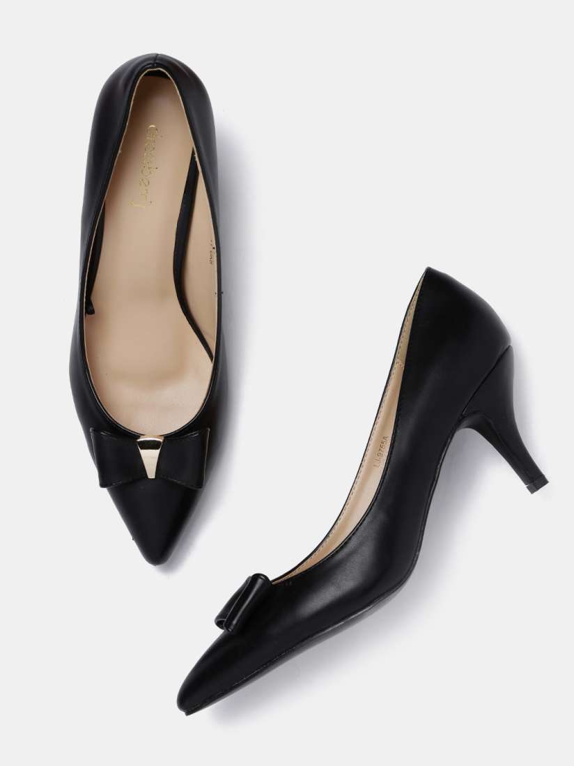 Buy DressBerry Women Black Pumps Heels for Women 1456962 Myntra
