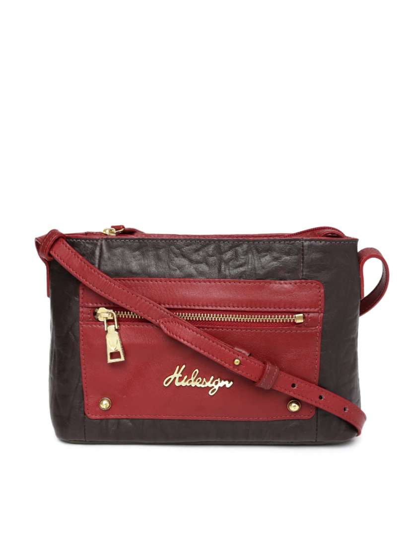 Hidesign red sling bag store