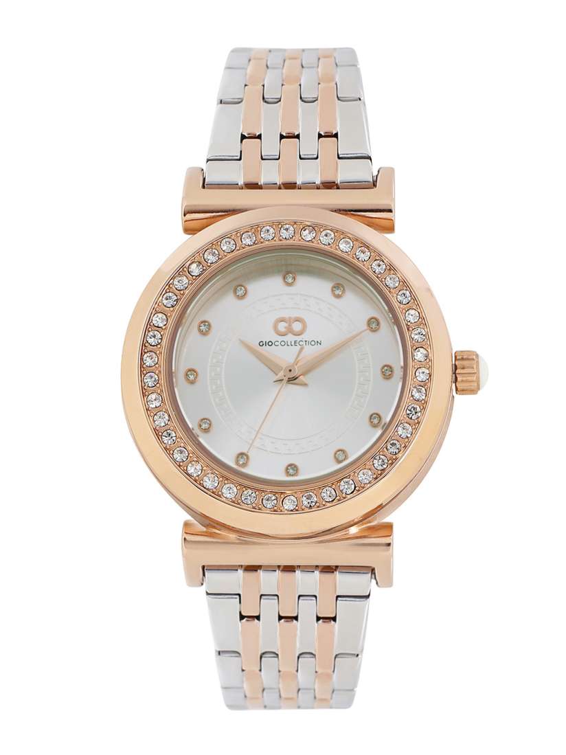 Buy GIO COLLECTION Women Silver Toned Dial Watch G2014 11 Watches for Women 1457337 Myntra