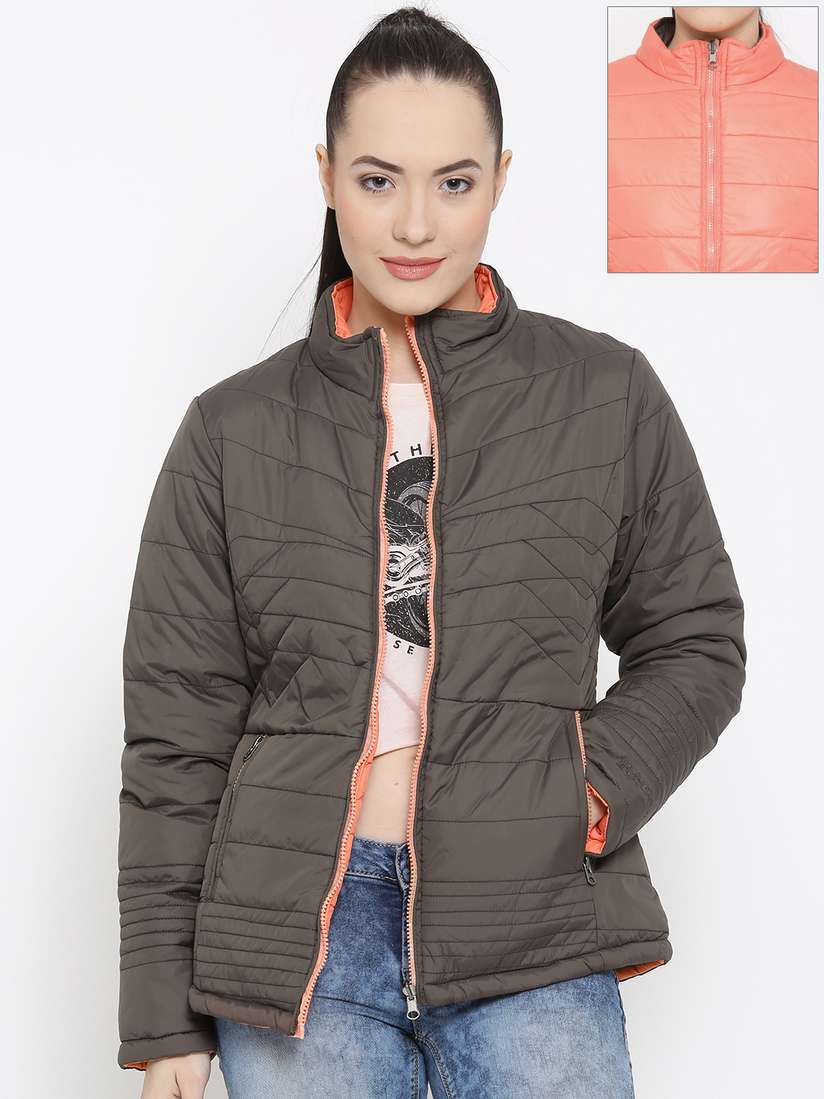 Brown Jackets On Myntra Reversible Jacket Myntra Winter Jackets