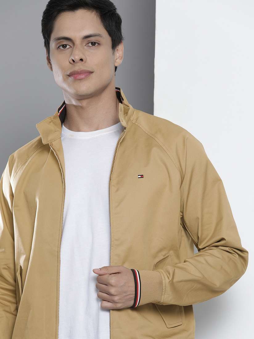 Beige Tommy Hilfiger Bomber Coat Buy Tommy Hilfiger Men Beige