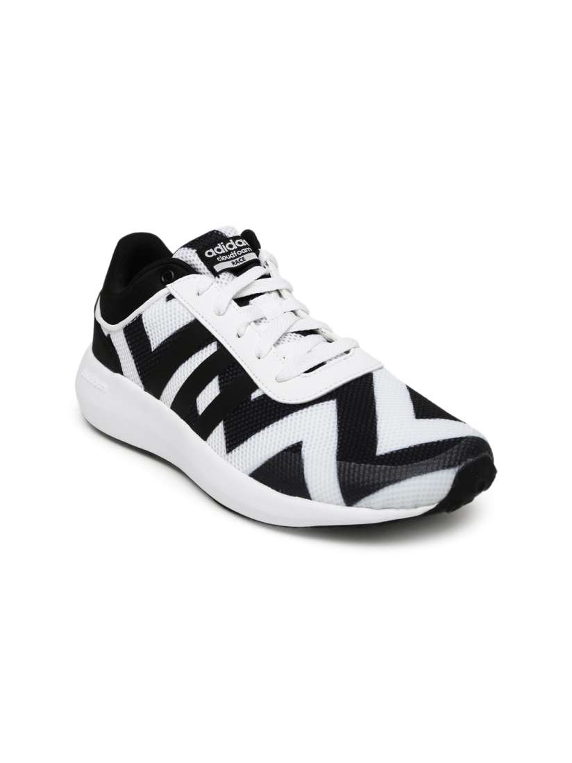 Buy ADIDAS NEO Women White Cloudfoam Race Sneakers Casual Shoes for Women 1461366 Myntra