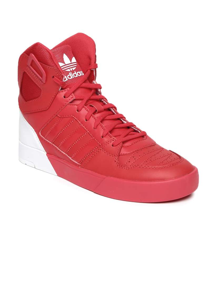 Red adidas sneakers womens sales