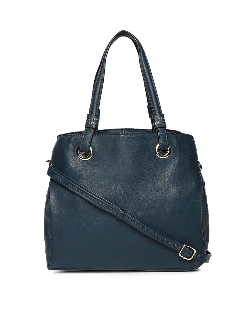 Dressberry blue solid shoulder bag clearance