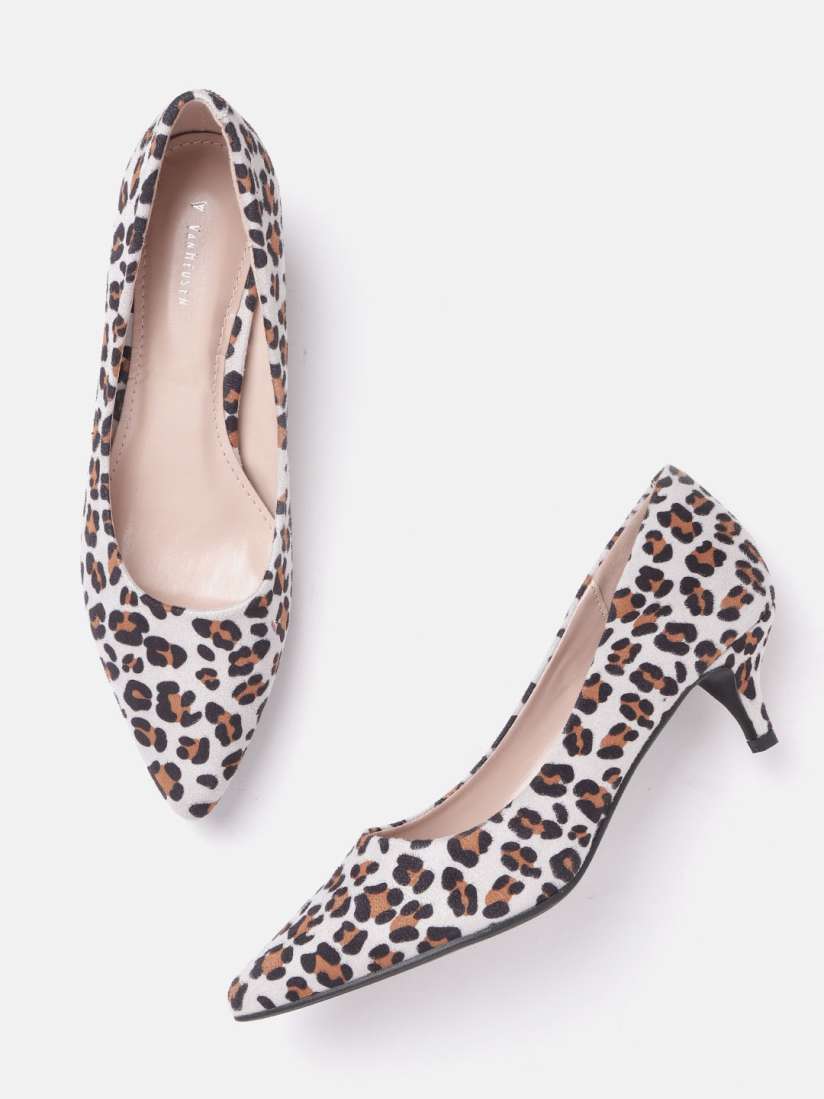 Grey leopard print heels shop
