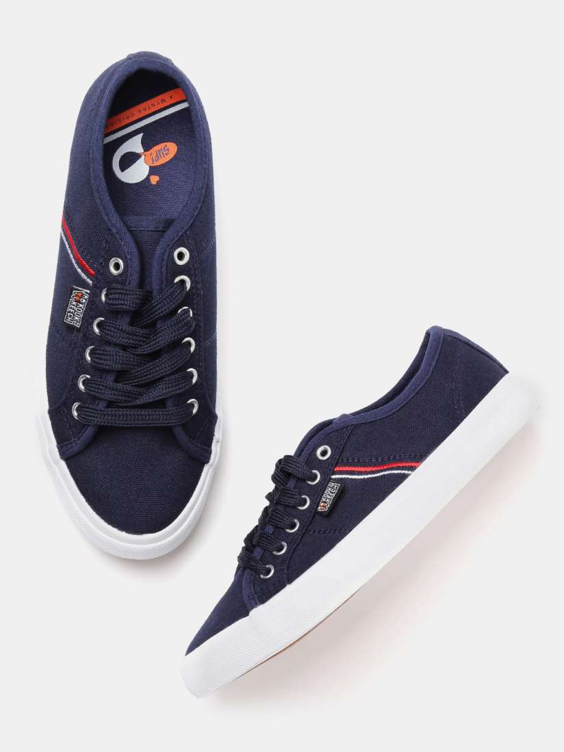 Kook n keech navy blue sneakers hot sale