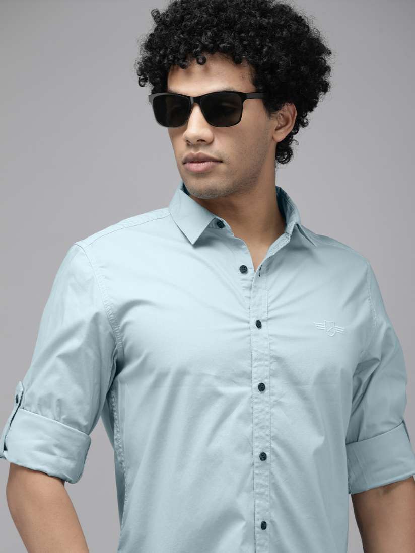 Buy Roadster Men Arona Slim Fit Opaque Formal Shirt Shirts for Men 14641382 Myntra
