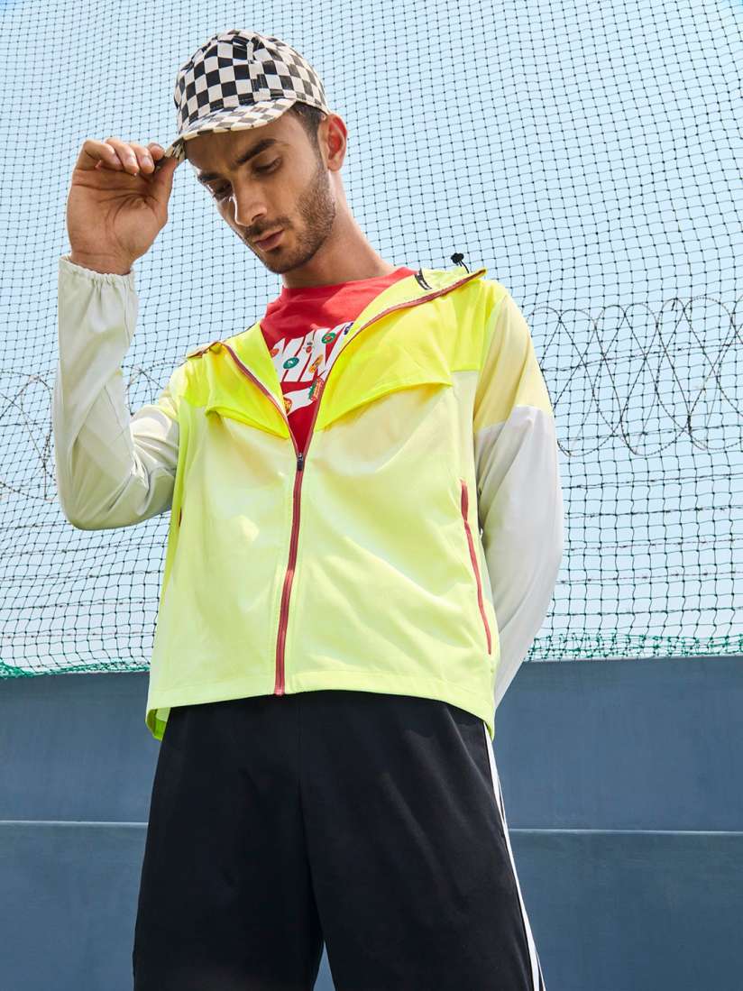 Buy Nike Men Fluorescent Green WINDRNNER Running Jacket Jackets for Men 14643408 Myntra