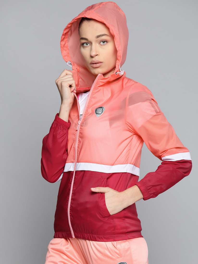 Hrx red jacket deals