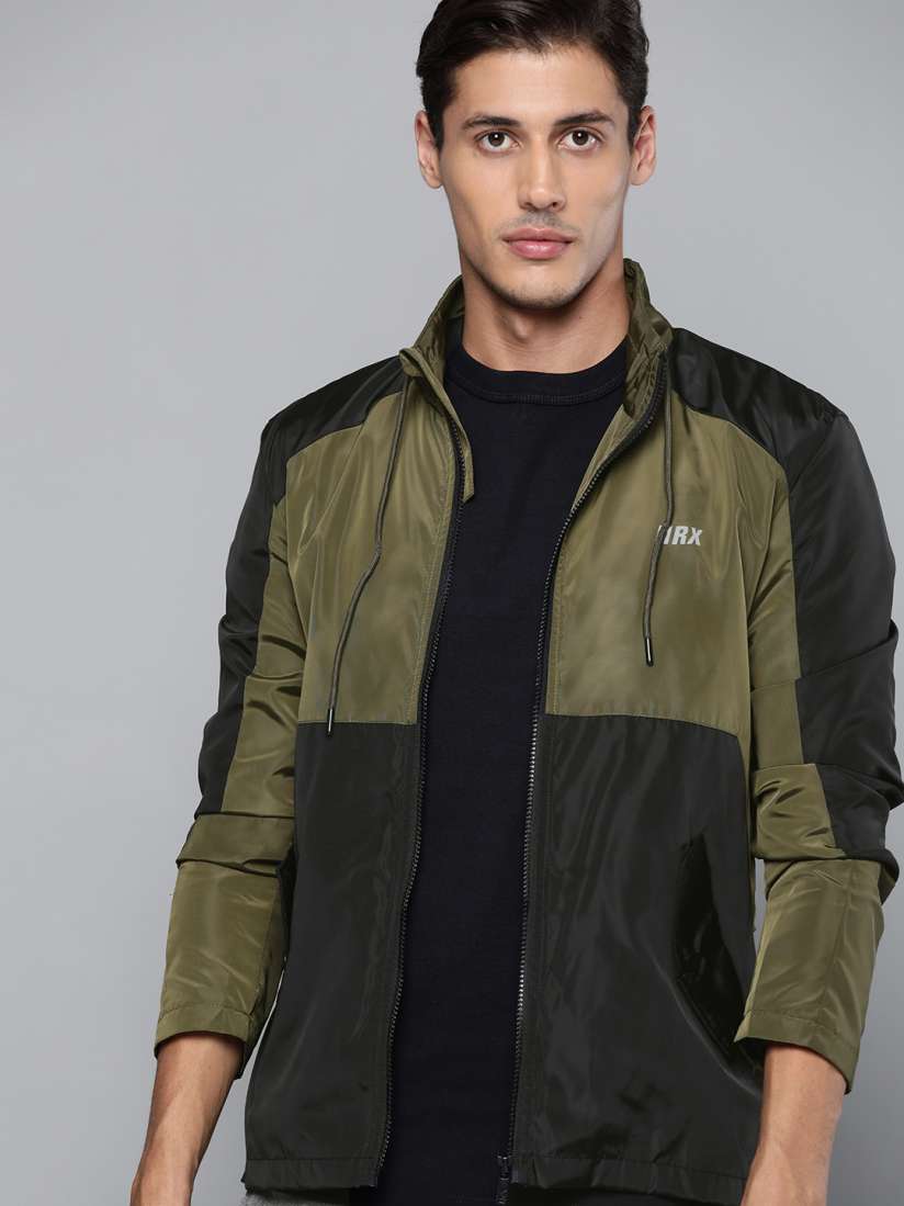 Buy HRX By Hrithik Roshan Outdoor Men winter moss Rapid Dry Solid Jackets Jackets for Men 14646282 Myntra