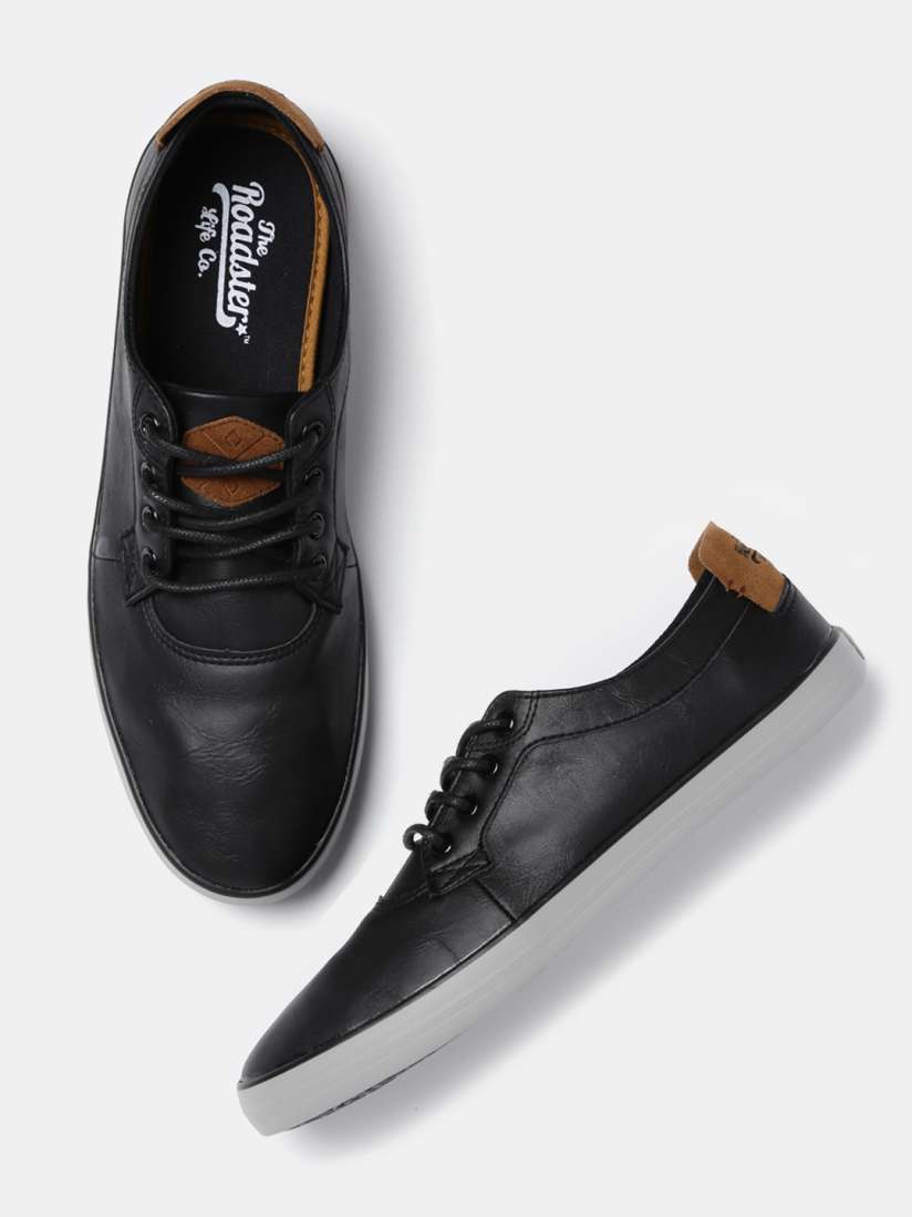 Buy Roadster Men Black Sneakers Casual Shoes for Men 1465364 Myntra