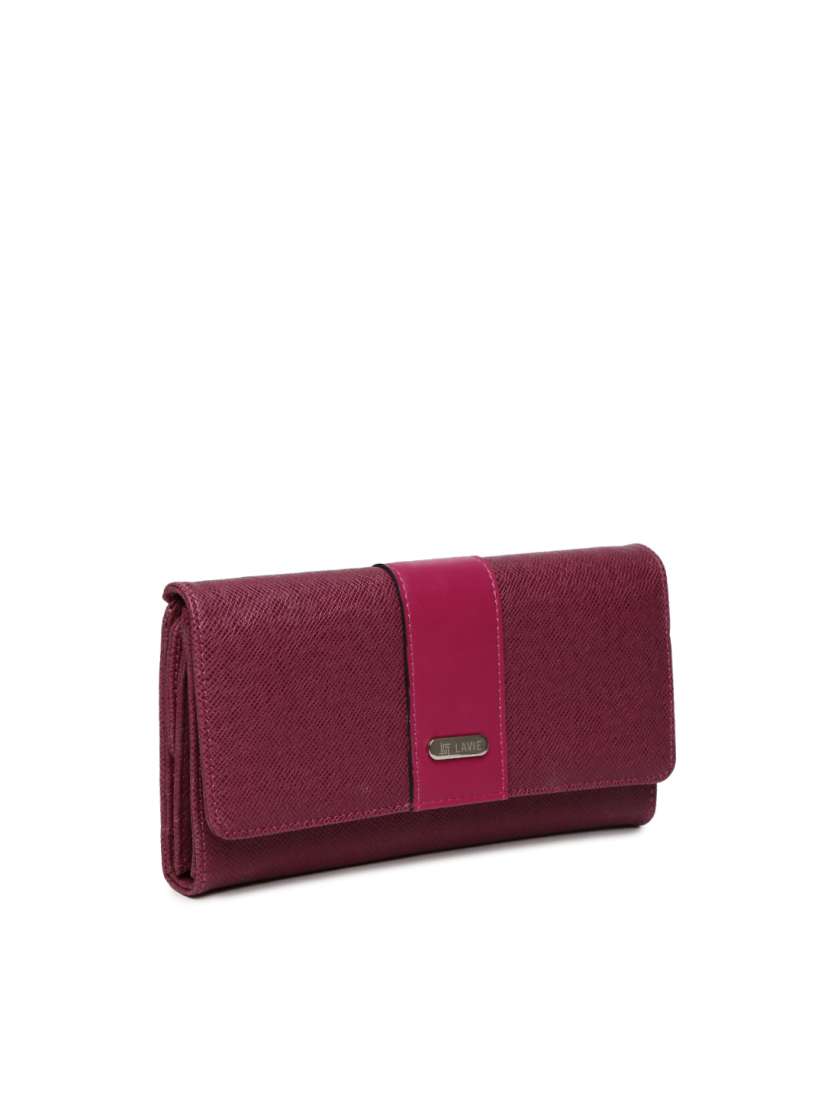Buy Lavie Women Pink Textured Wallet Wallets for Women 1467143 Myntra