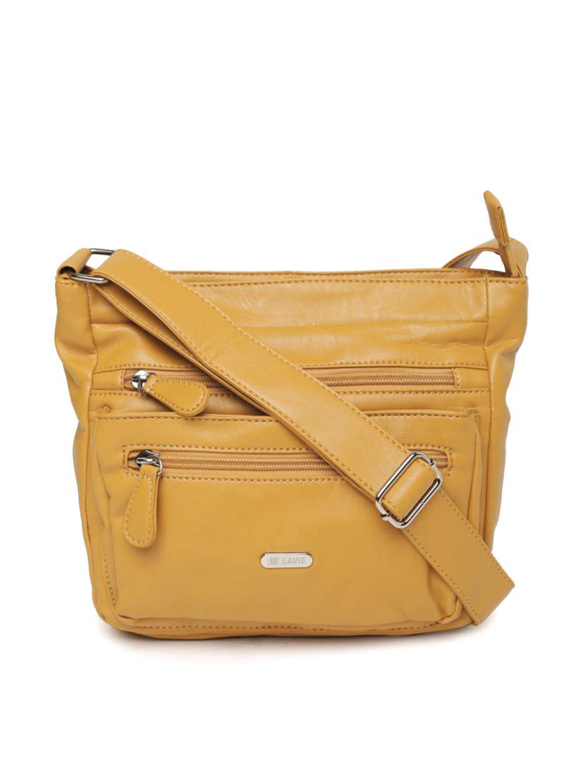 Buy Lavie Mustard Yellow Sling Bag Handbags for Women 1467247 Myntra