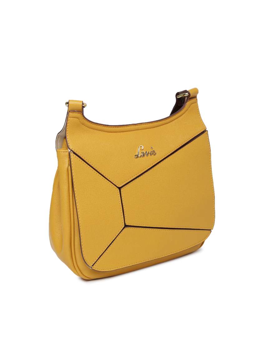 Buy Lavie Mustard Yellow Sling Bag Handbags for Women 1467269 Myntra