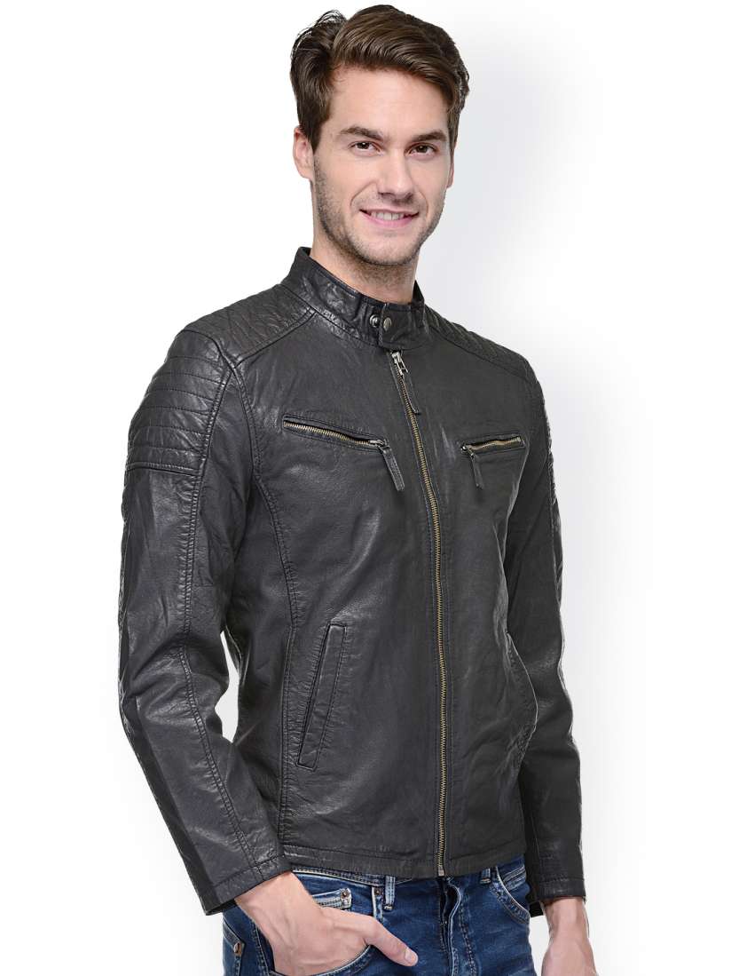 Teakwood leather jackets myntra top