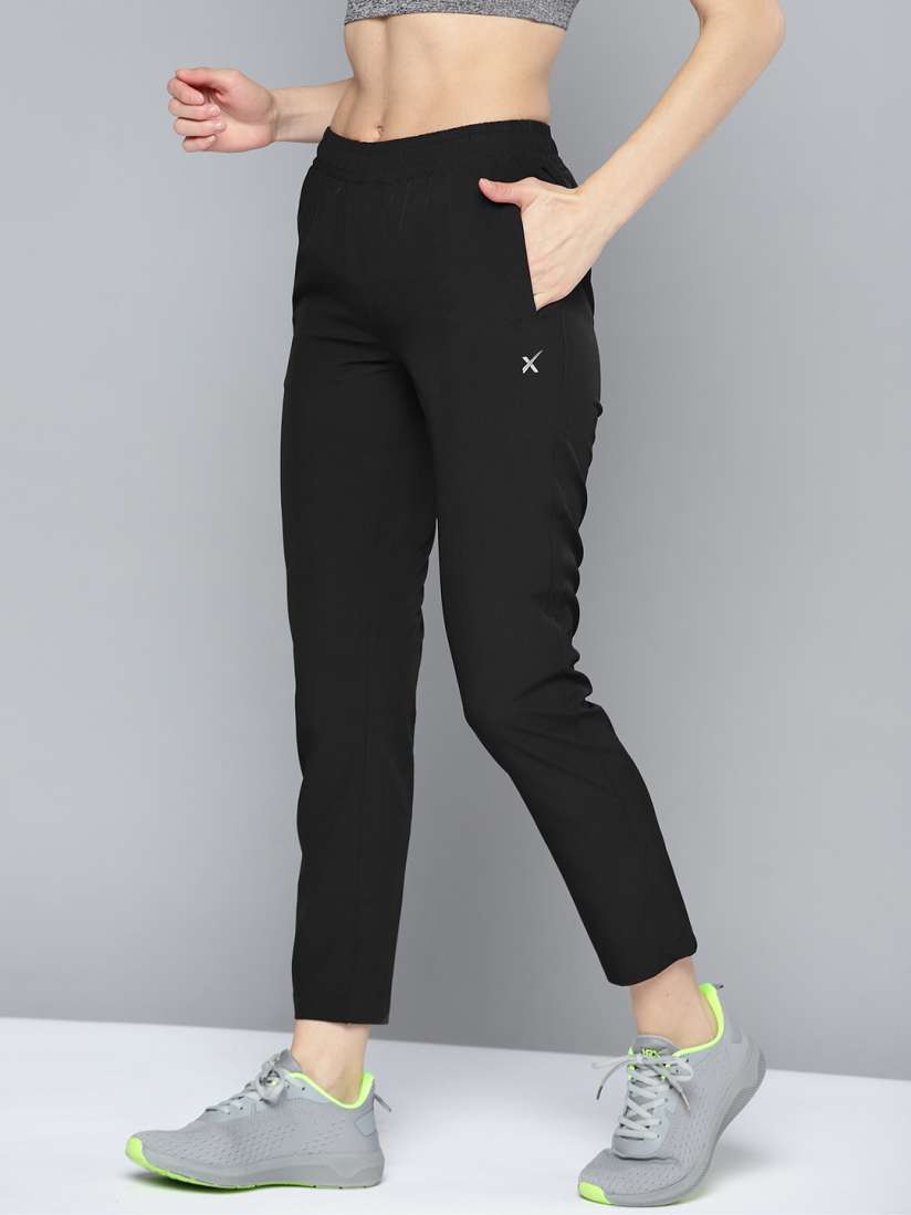 Buy HRX By Hrithik Roshan Training Women Jet Black Rapid Dry Brand Carrier Track pants Track Pants for Women 14703942 Myntra