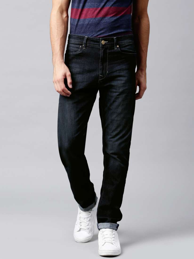 Buy HRX by Hrithik Roshan Men Blue Tapered Fit Stretchable Jeans Jeans for Men 1473716 Myntra