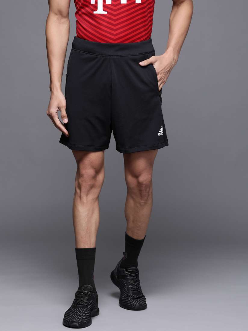 Buy ADIDAS Men Black Solid Aeroknit Designed 2 Move Sport Seamless Sustainable Shorts Shorts for Men 14746484 Myntra