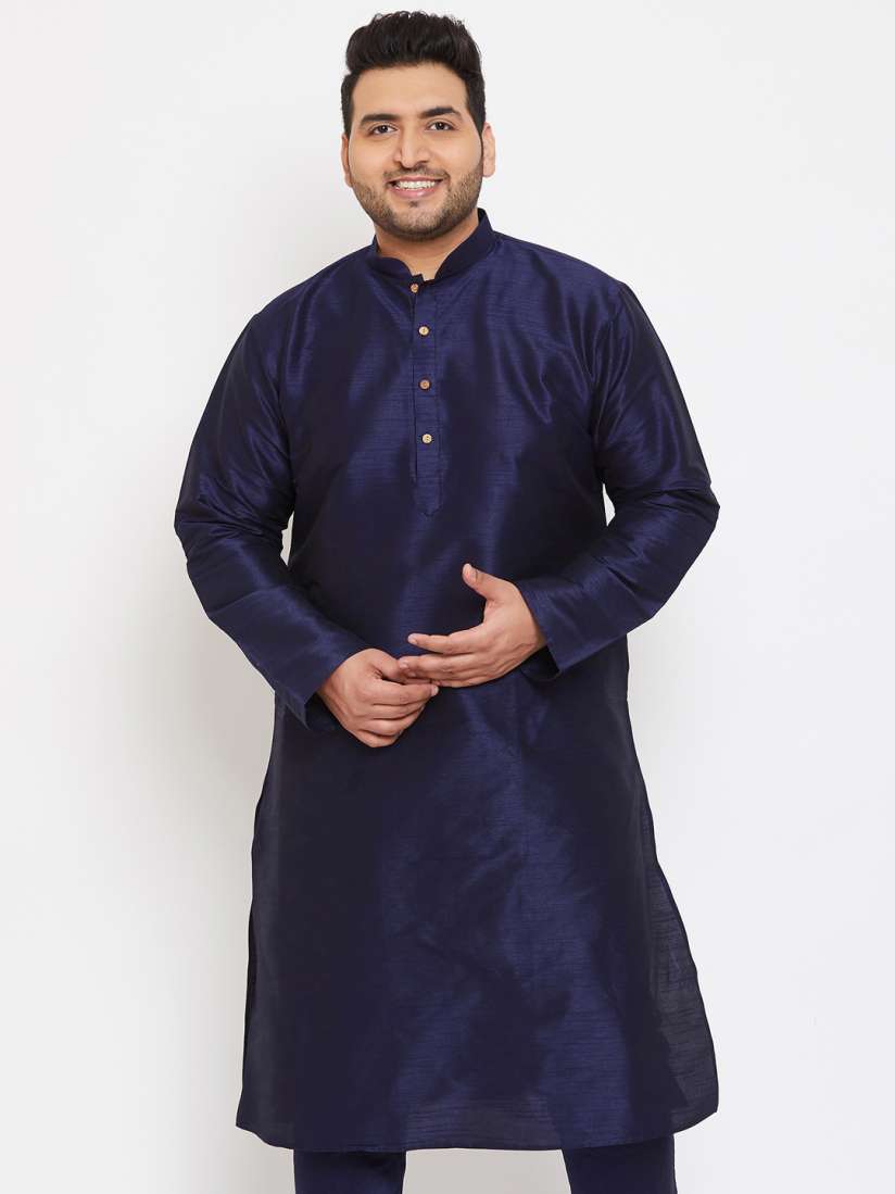Myntra navy blue kurta online