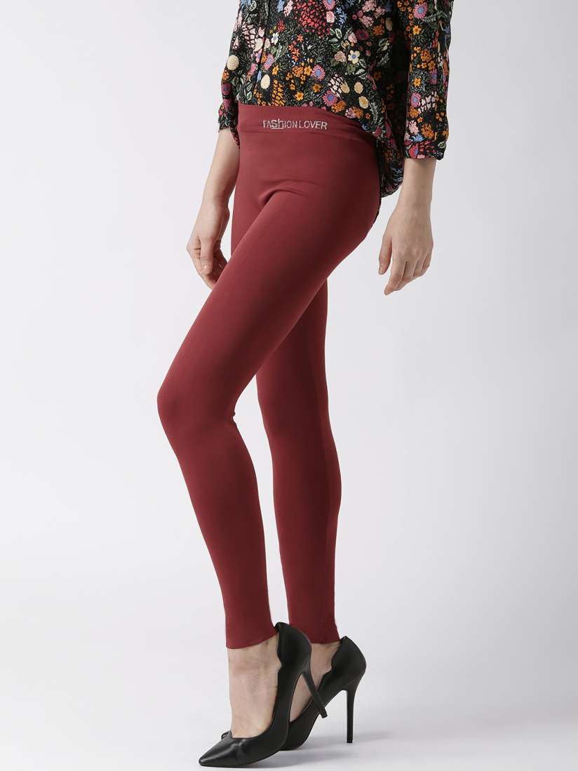 Brick red leggings clearance