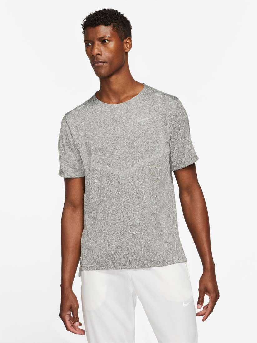 Buy Nike Men Grey Dri FIT RISE 365 Running T shirt Tshirts for Men 14776998 Myntra