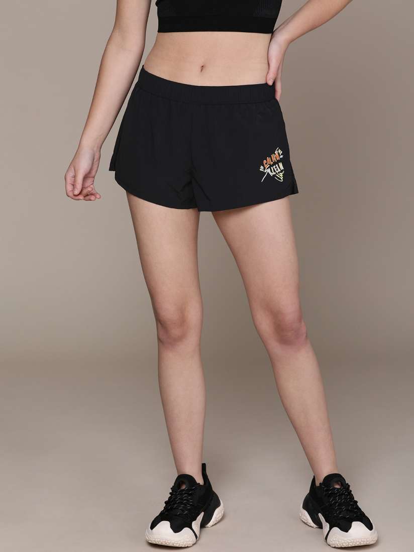 Buy Calvin Klein Jeans Women Black Conversational Active Workout Sports Shorts Shorts for Women 14779776 Myntra