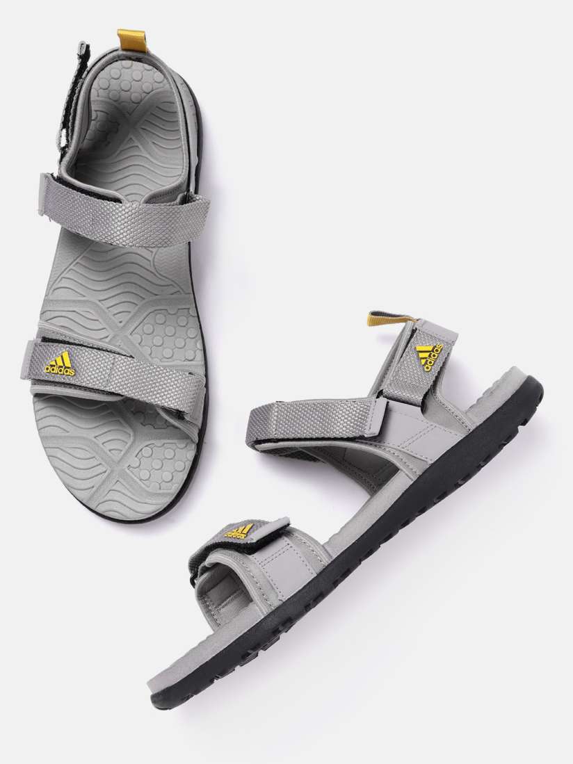 Buy ADIDAS Men Grey Woven Design Adipu 2019 Sports Sandals Sandals for Men 14781426 Myntra