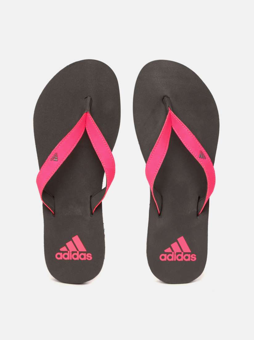 Adidas flip flops womens pink on sale