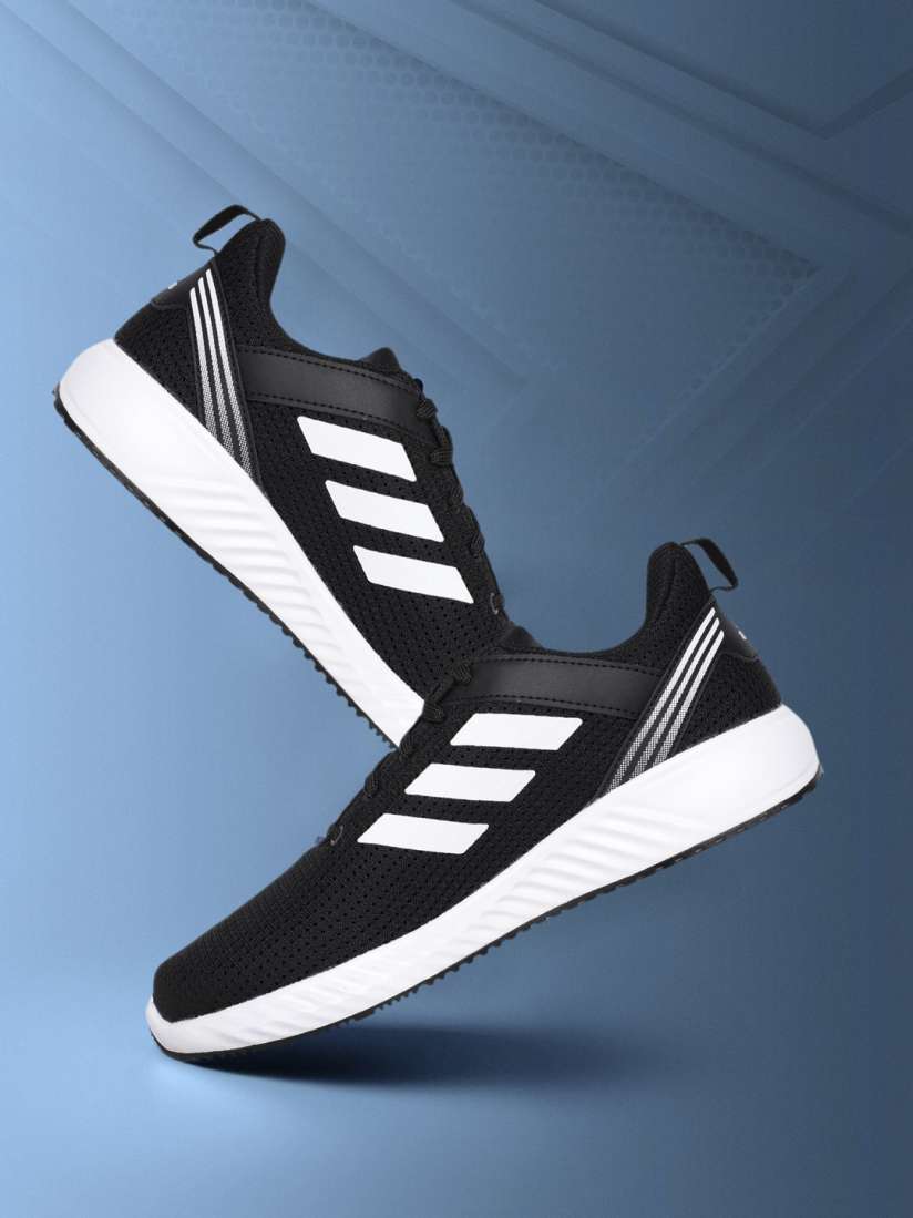 Buy ADIDAS Men Black White Flydoot Woven Design Running Shoes Sports Shoes for Men 14782348 Myntra