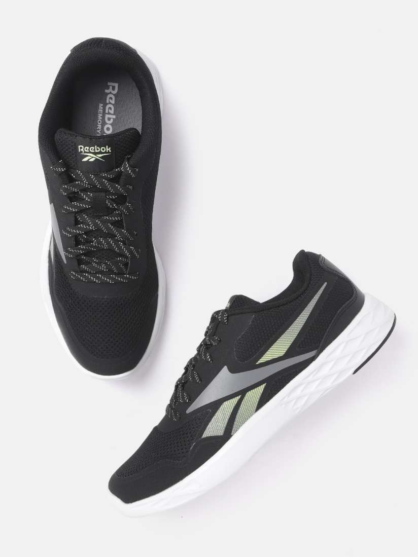 Buy Reebok Men Black Grey Woven Design Smart Trek Running Shoes Sports Shoes for Men 14782762 Myntra