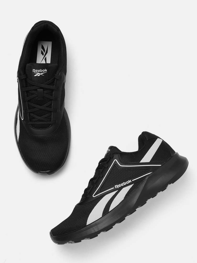 Buy Reebok Men Black White Woven Design Sprintfit Running Shoes Sports Shoes for Men 14782926 Myntra