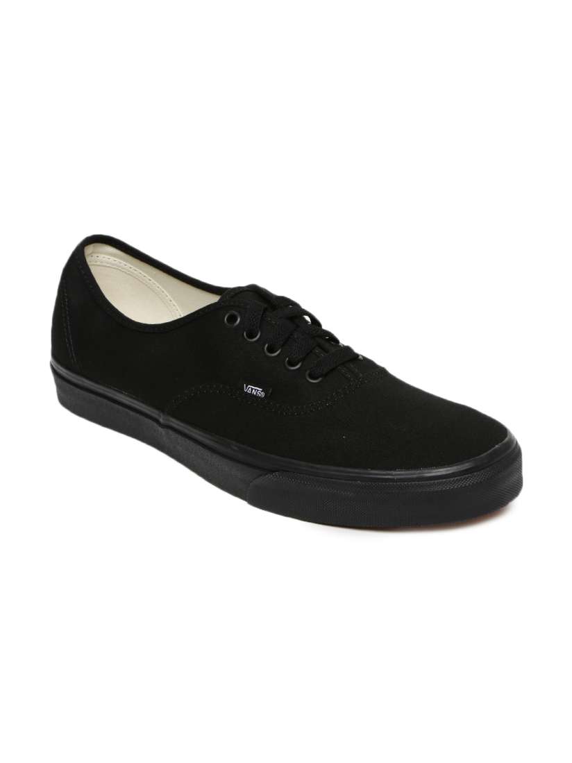 Buy Vans Men Black Authentic Sneakers Casual Shoes for Men 1478375 Myntra