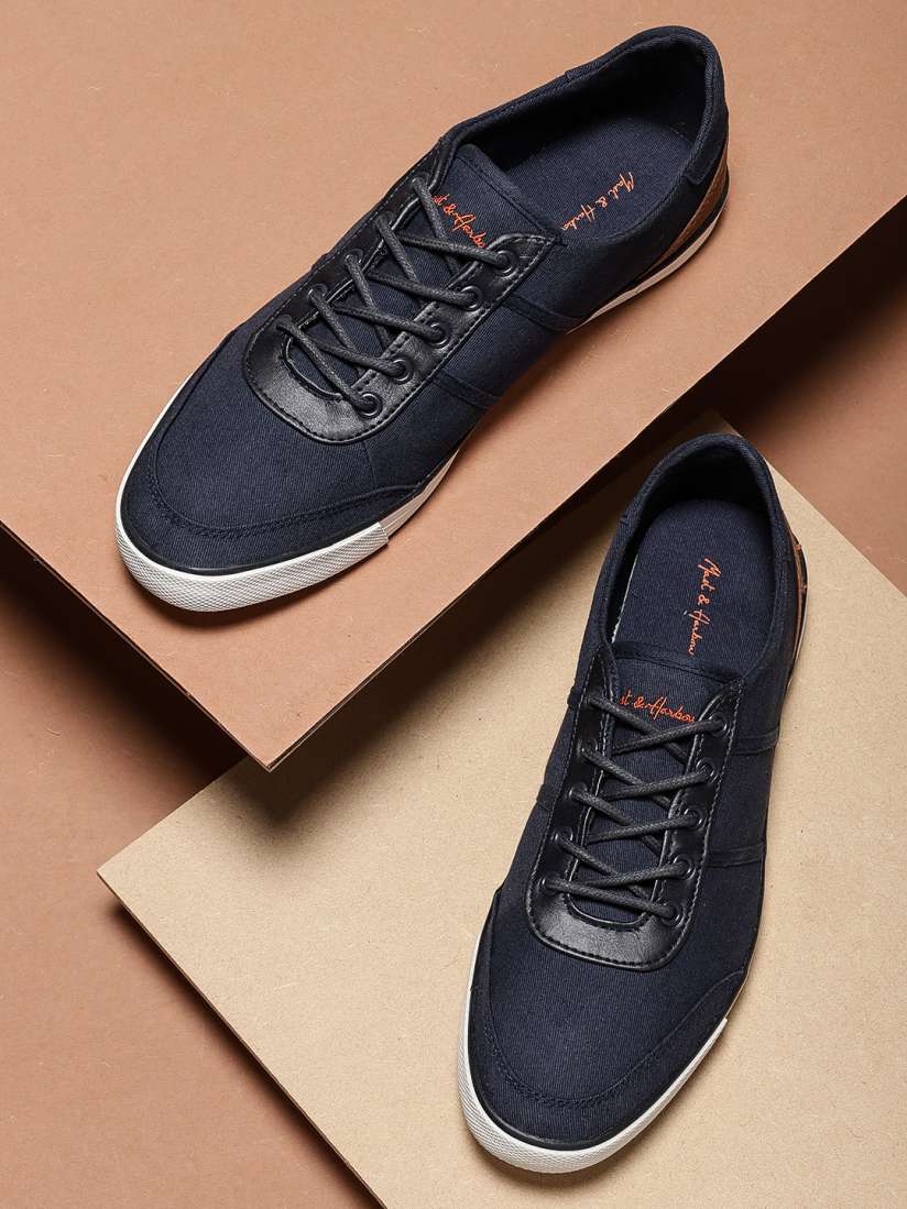 Mast and harbour navy blue sneakers online