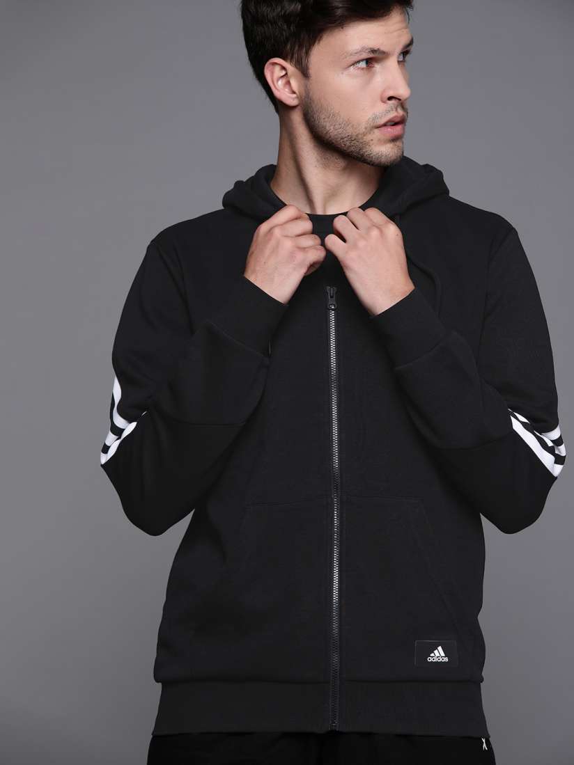 Adidas gym jacket mens sales