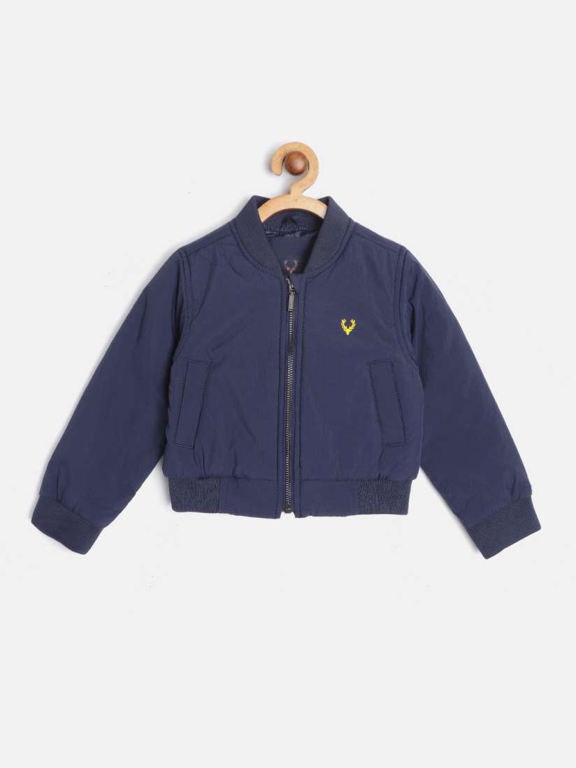 Buy Allen Solly Junior Boys Navy Blue Bomber Jacket Jackets for Boys 14791760 Myntra