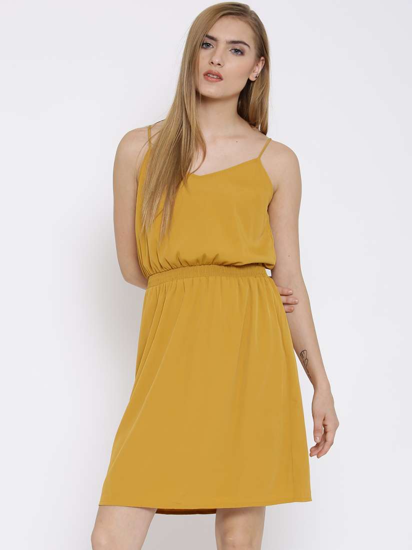 Vero moda mustard dress outlet