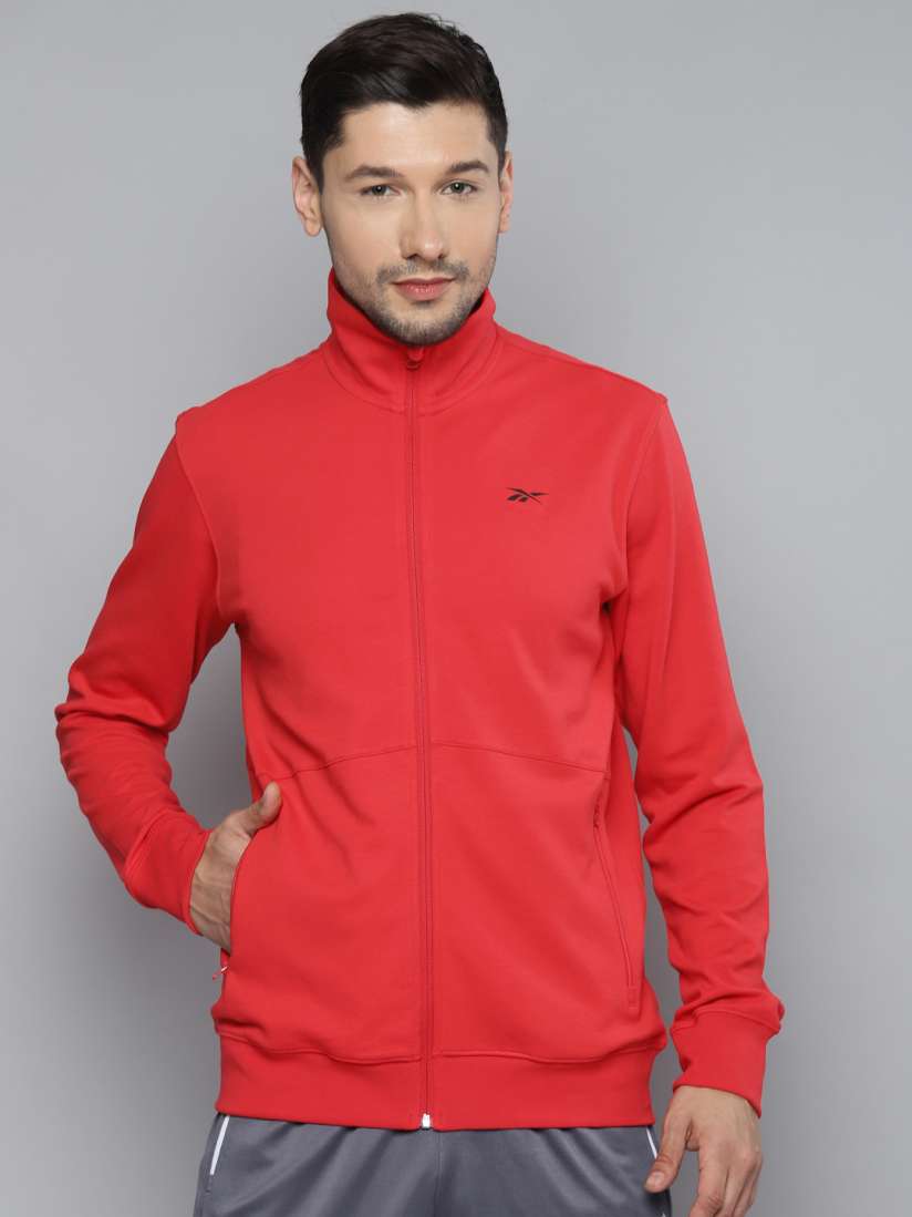 Buy Reebok Men Red Core Track Track Sweatshirt Sweatshirts for Men 14792428 Myntra