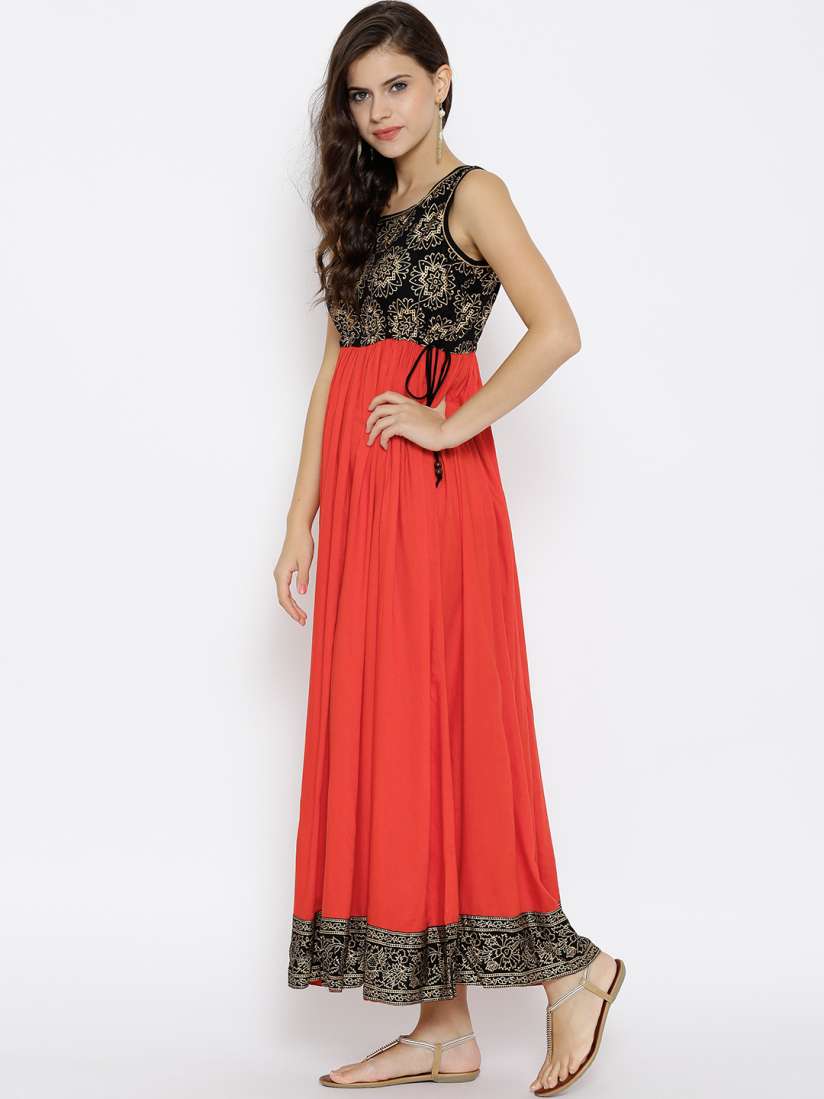 Akkriti by pantaloons women's maxi dress clearance