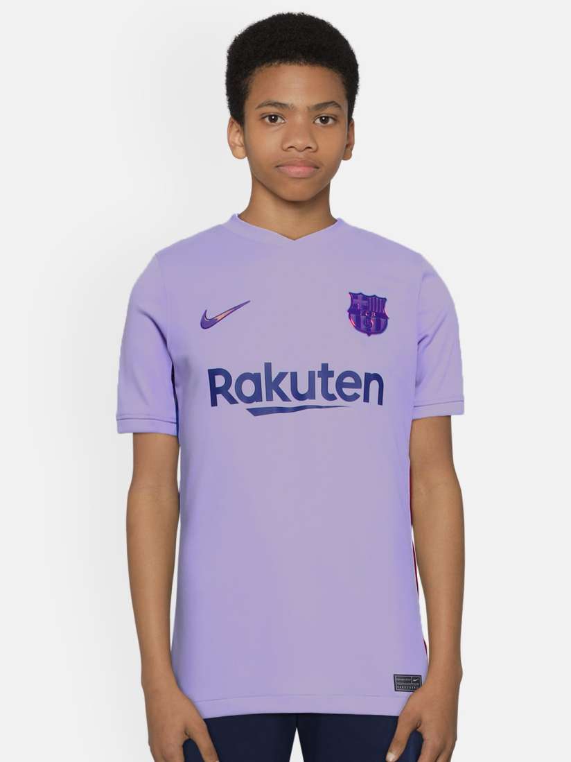 Buy Nike Kids Purple FCB YNK Typography Barcelona Printed V