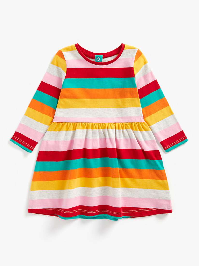 Buy mothercare Multicoloured Striped Pure Cotton A Line Dress Dresses for Girls 14804984 Myntra