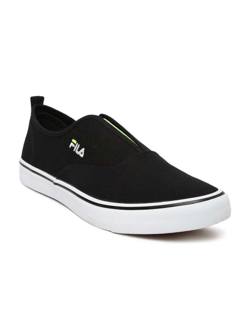 Buy FILA Men Black Maddox Slip Ons Casual Shoes for Men 1481074 Myntra