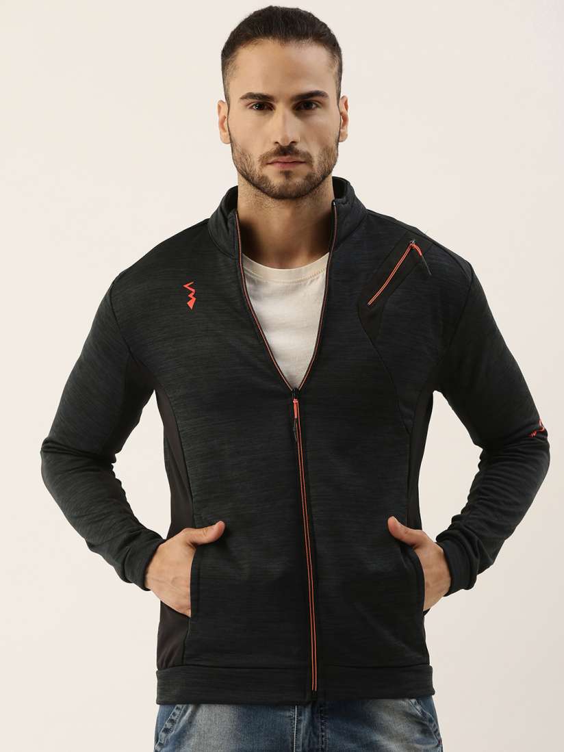 Buy Campus Sutra Men Black Lightweight Training or Gym Sporty Jacket Jackets for Men 14811632 Myntra