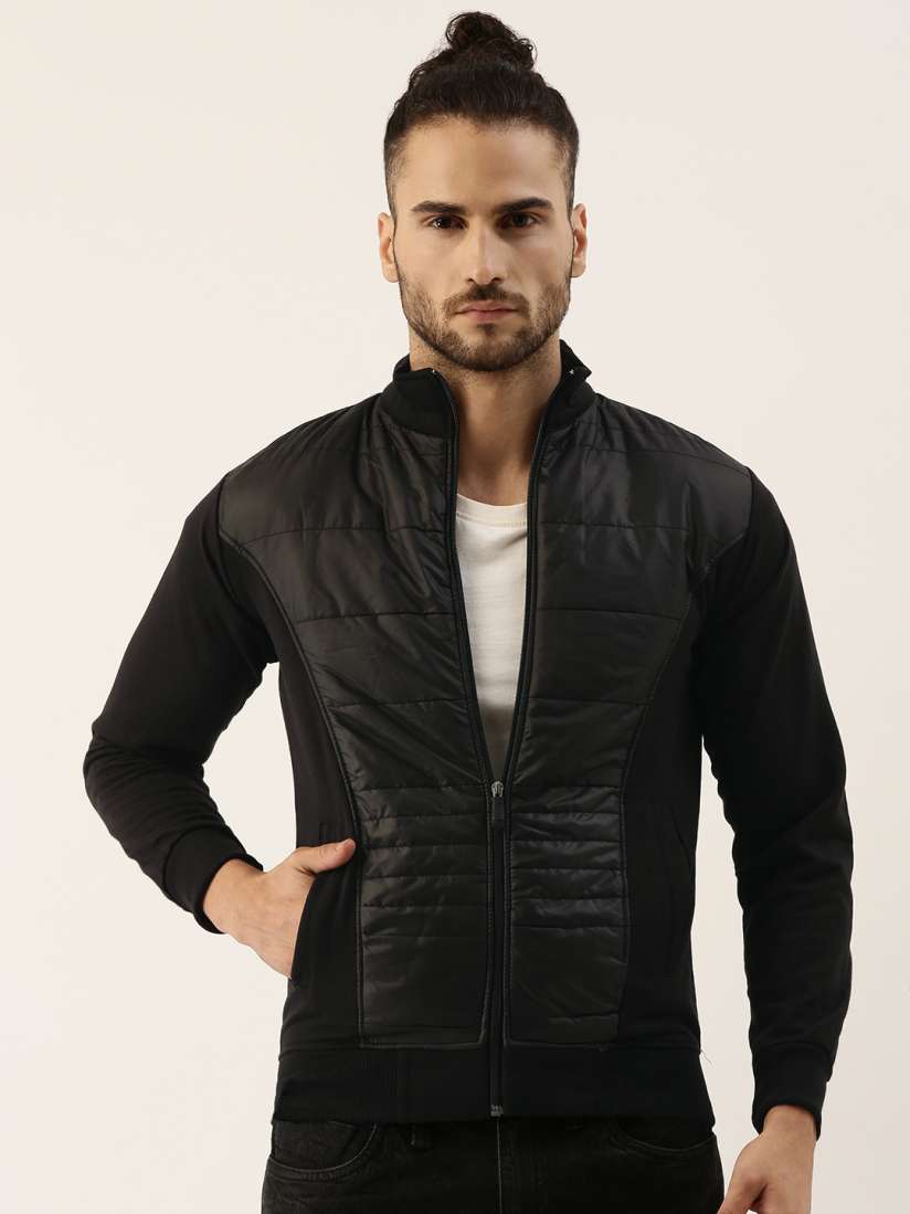 Buy Campus Sutra Men Black Solid Bomber Jacket Jackets for Men 14811686 Myntra