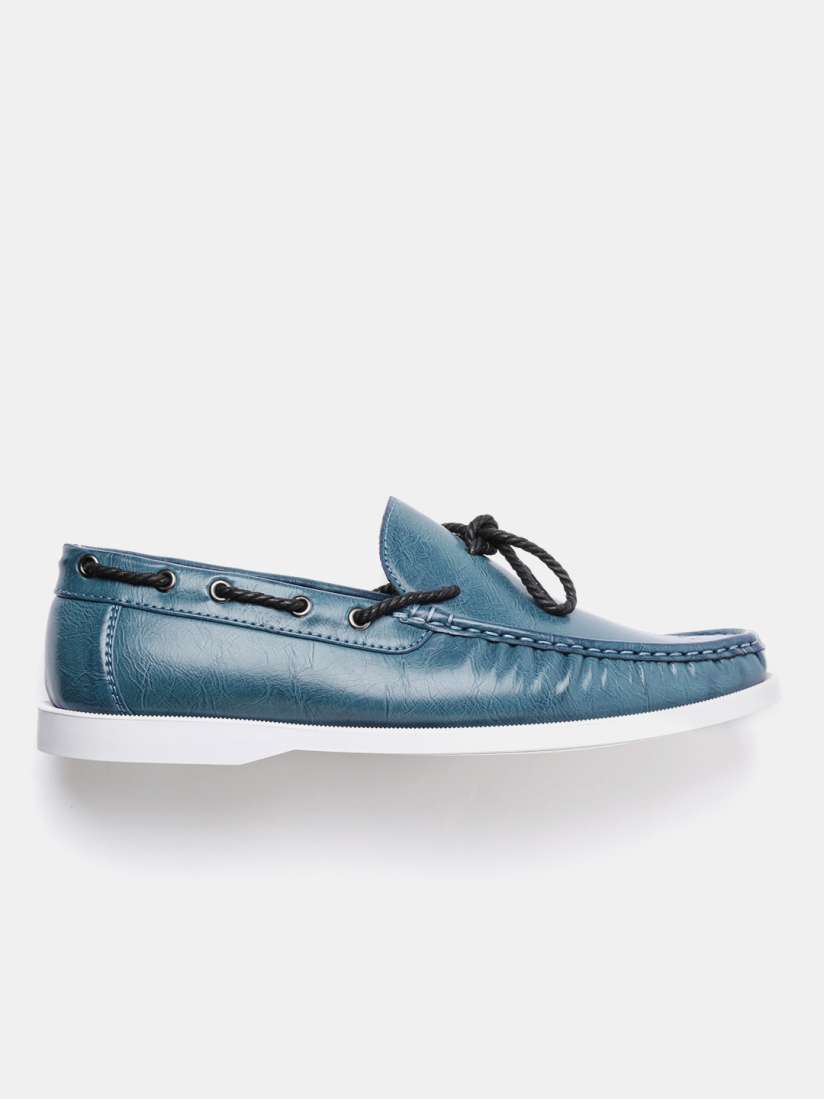 Buy Mast Harbour Men Teal Solid Regular Boat Shoes Casual Shoes for Men 1481860 Myntra