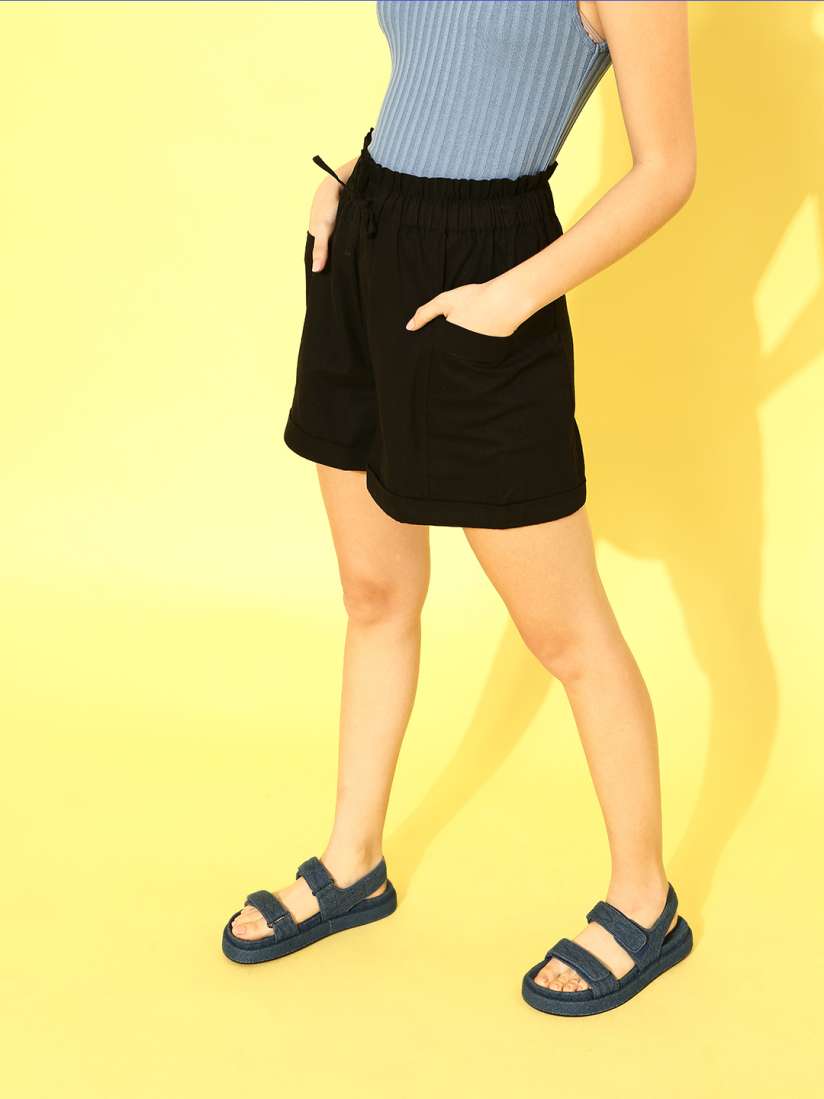 Cinched waist shorts store